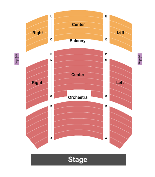 Seatmap for lone tree arts center