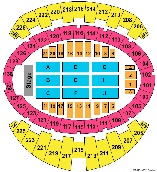 Disney On Ice Knoxville Seating Chart