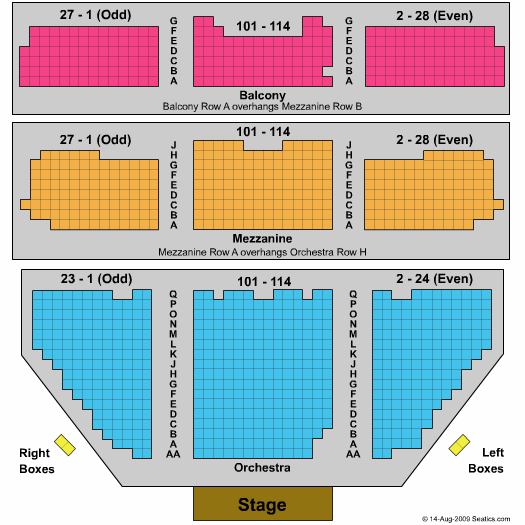 Longacre Theatre Seating Chart