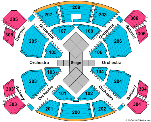 Cirque Du Soleil Redmond Seating Chart