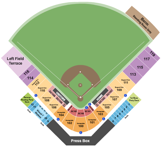 Biloxi Shuckers vs. Pensacola Blue Wahoos at Keesler Federal Park – Biloxi, MS