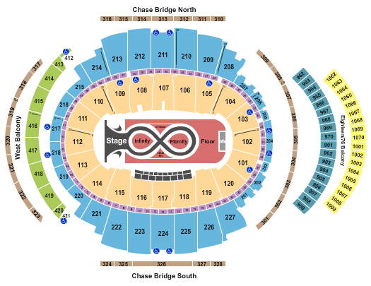 Madison Square Garden seating-chart