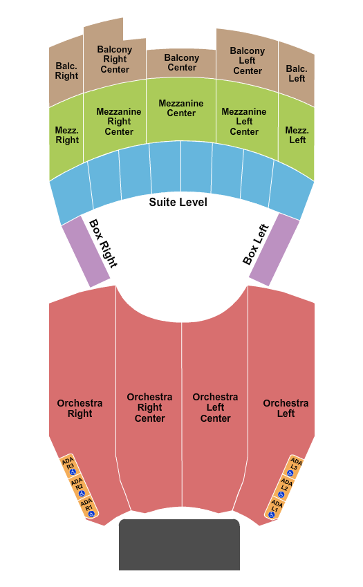 Seatmap for majestic theatre - san antonio