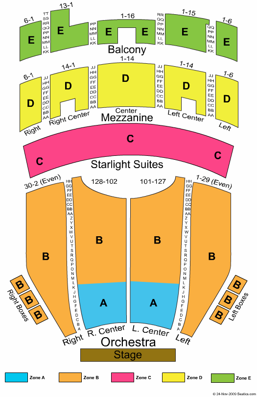 majestic theater seating chart