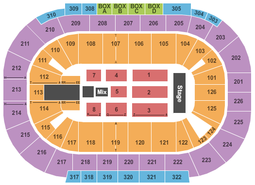 Muse & Phantogram Tickets 2015-12-06  Las Vegas, NV, Mandalay Bay - Events Center