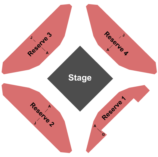Seatmap for marriott theatre