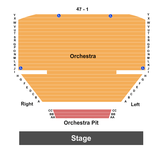 Ricky Tims Mary W. Sommervold Hall at Washington Pavilion seating chart