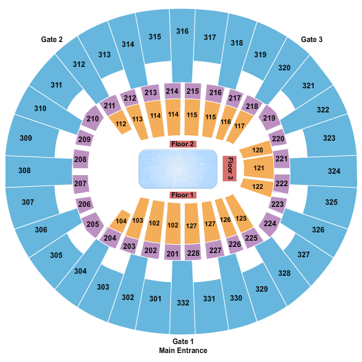 McKenzie Arena seating-chart