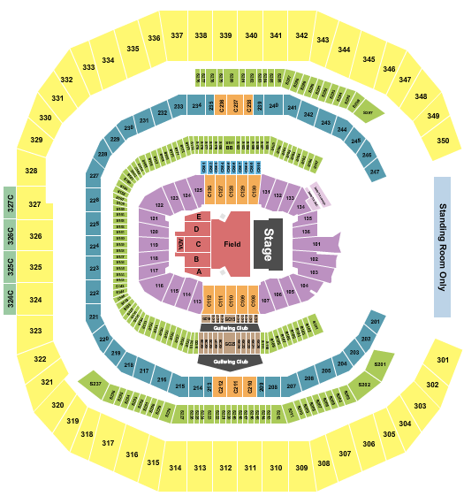 Zach Bryan Mercedes-Benz Stadium seating chart