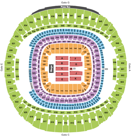 Tiger Stadium Seating Chart Bayou Country Superfest