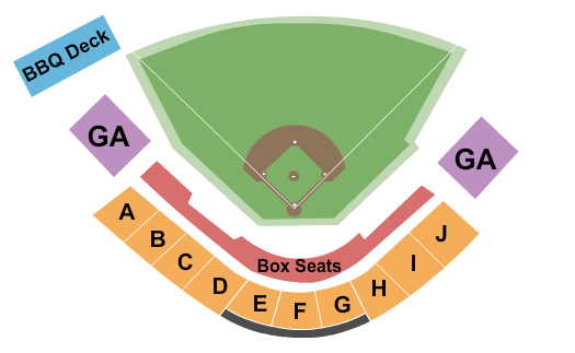 Seatmap for mercy field at lewis and clark park
