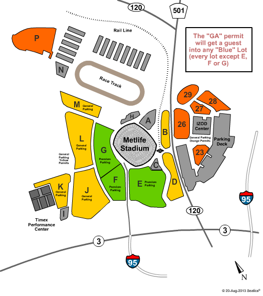 unknown PARKING: New York Jets vs. New England Patriots