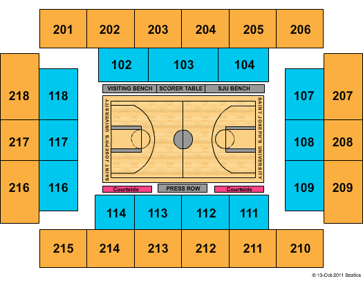 St. Joseph's Hawks vs. Drexel Dragons Tickets 2015-11-13  Philadelphia, PA, Michael J. Hagan Arena ( Formerly Alumni Memorial Fieldhouse)