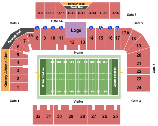 Image of Army West Point Black Knights vs. UMass Minutemen~ Army West Point Black Knights Football ~ West Point ~ Michie Stadium ~ 11/20/2021 12:00