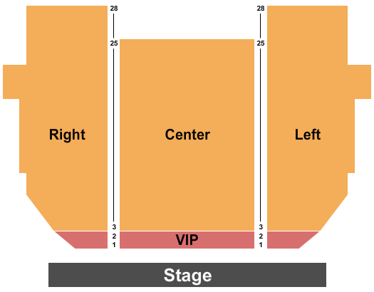 Seatmap for mickey gilley grand shanghai theatre