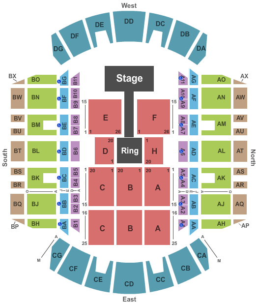 WWE Mississippi Coliseum Jackson Tickets