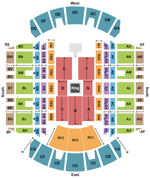 WWE Mississippi Coliseum Jackson Tickets