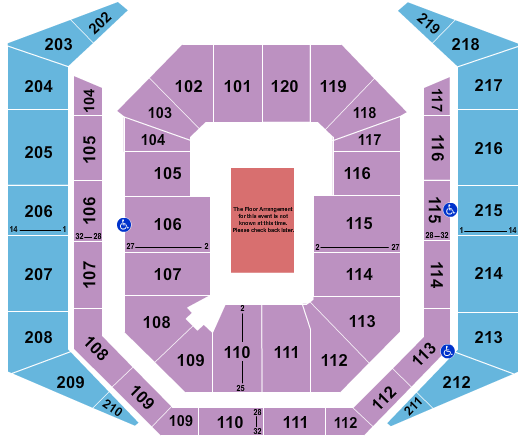 Seatmap for mizzou arena