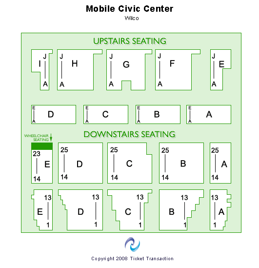 Mobile Civic Center Theater Seating Chart