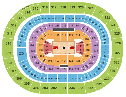 Moda Center Seating Chart Blazers