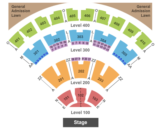 Molson Canadian Theatre Seating Chart