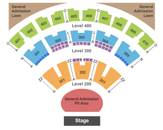 Luke Bryan Seating Chart