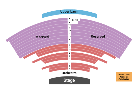 Moonlight Amphitheatre seating-chart