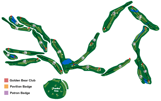 Seatmap for muirfield village golf course