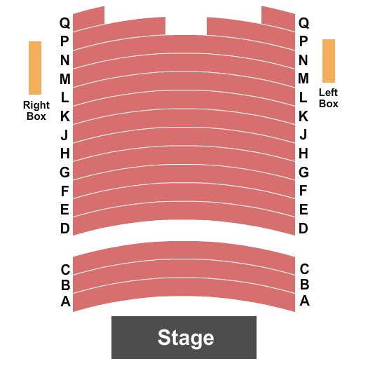Seatmap for musical instrument museum - music theater