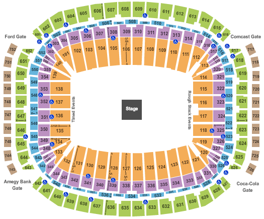 Nrg Seating Chart Rodeo
