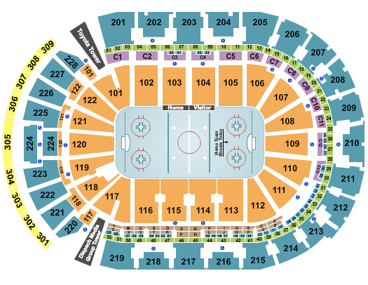 Columbus Blue Jackets Season Tickets (Includes Tickets To All Regular Season Home Games) at Nationwide Arena – Columbus, OH