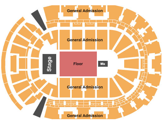 Seatmap for nationwide arena