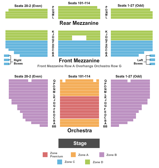 Nederlander Theatre Nyc Seating Chart