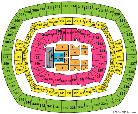 At T Stadium Kenny Chesney Seating Chart