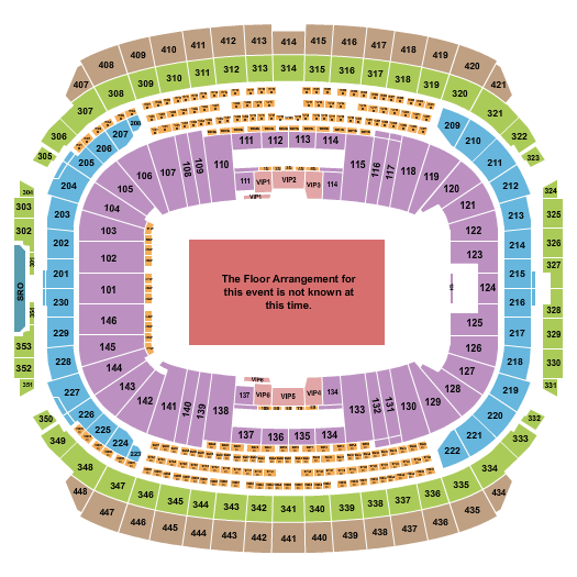 Zach Bryan New Nissan Stadium seating chart