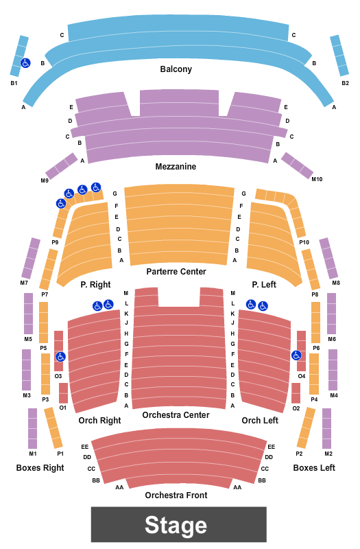 Seatmap for university of denver - newman center - gates concert hall