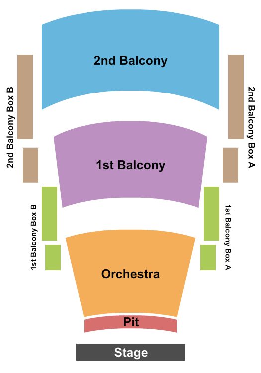 Seatmap for newmark theatre