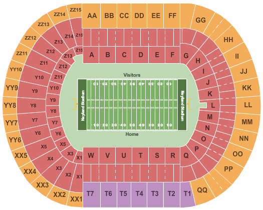 Vanderbilt Football Stadium Virtual Seating Chart