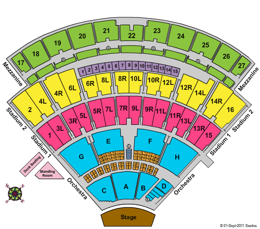 Phish Tickets 2012-07-04 Wantagh, NY, Nikon at Jones Beach Theater