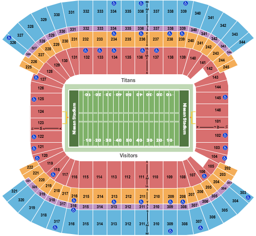 Image of Tennessee Titans vs. New Orleans Saints~ Tennessee Titans ~ Nashville ~ Nissan Stadium - Nashville ~ 11/14/2021 12:00