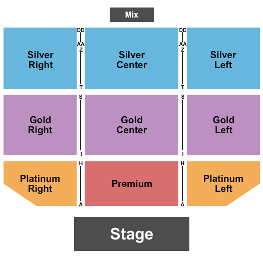 Northern Lights Casino seating-chart