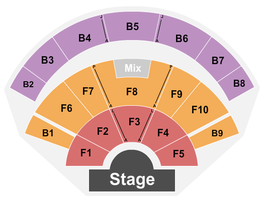 Seating chart for Northland Church