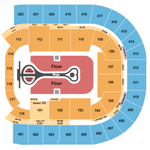 O2 Arena - London seating-chart