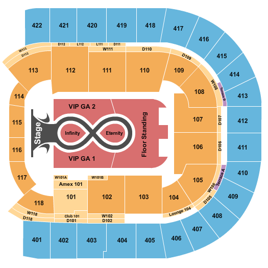 O2 Arena - London seating-chart