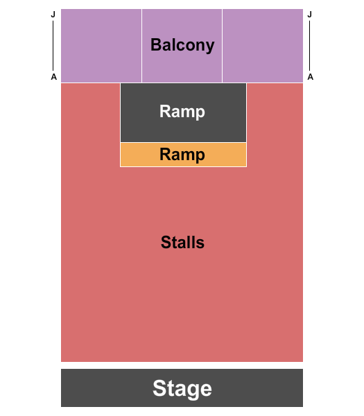 Seating Chart for You Me at Six, 