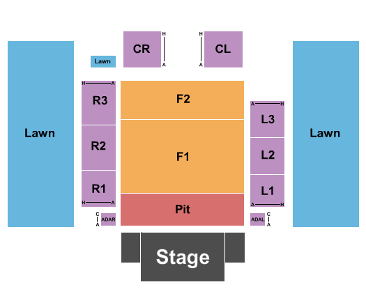 Ole 60 Outdoor Amphitheater At Ford Idaho Center seating chart