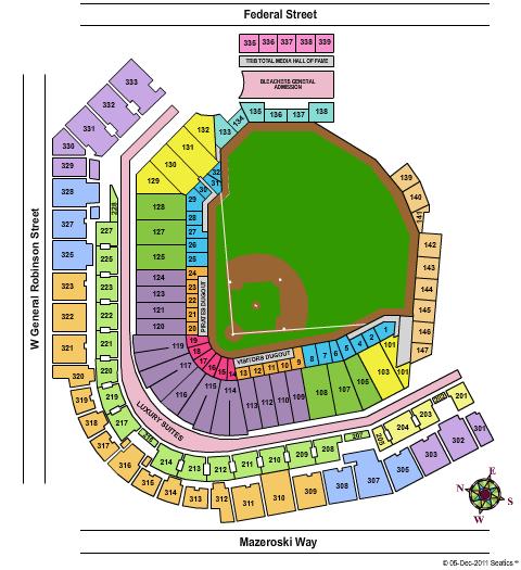 Pittsburgh Pirates vs. Kansas City Royals Tickets 2012-06-09 Pittsburgh, PA, PNC Park
