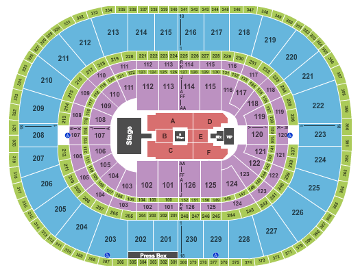 Palace Of Auburn Hills Michigan Seating Chart