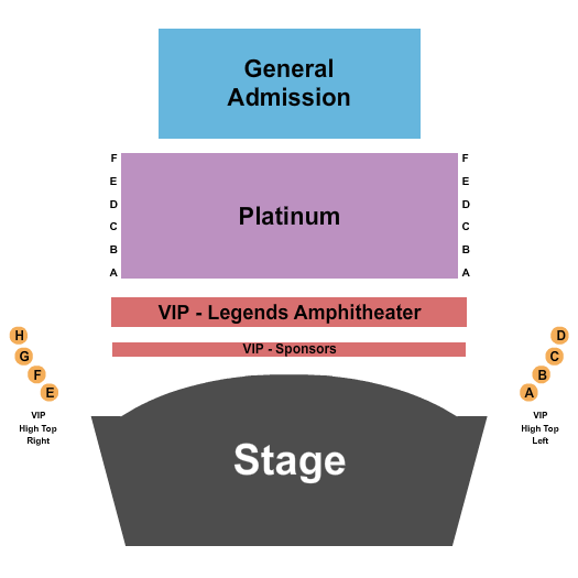 Paradise Coast Sports Complex seating-chart