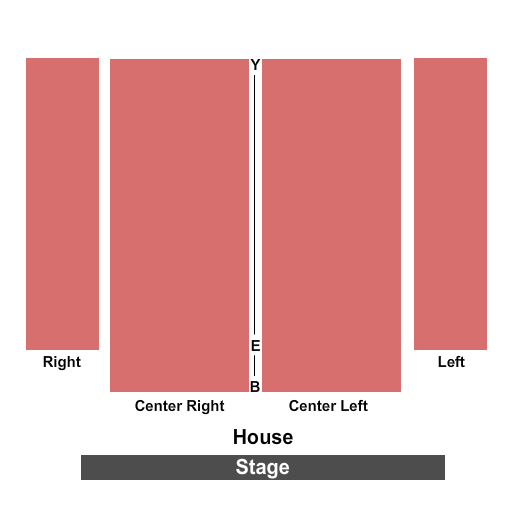 Seatmap for paramount center for the performing arts